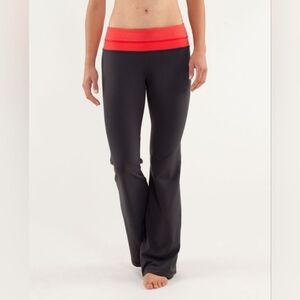 lululemon athletica The Groove Reversible Flare Legging Yoga Pants
